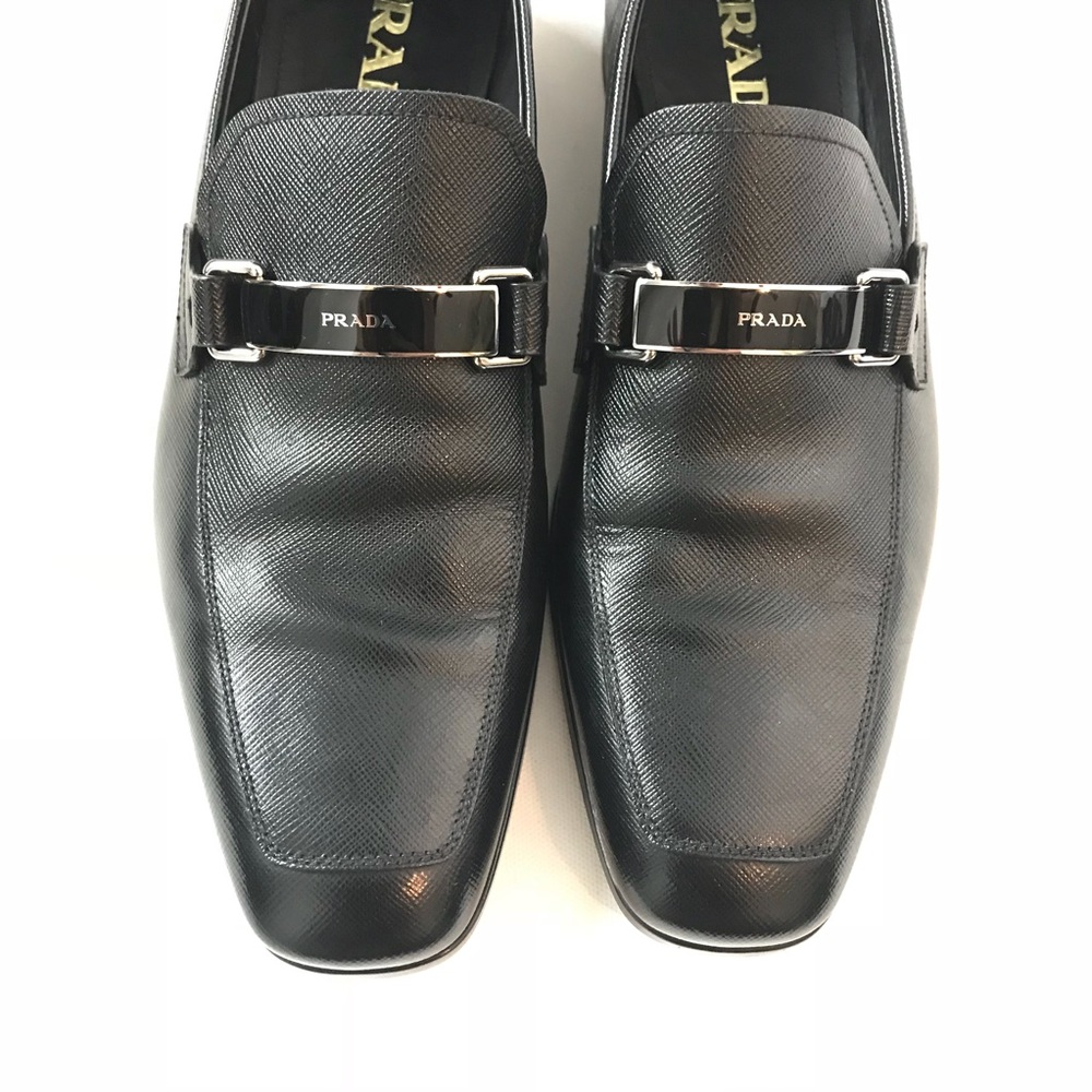 NEW Prada Men Saffiano Leather SlipOn Dress Loafer - Picture 3 of 8